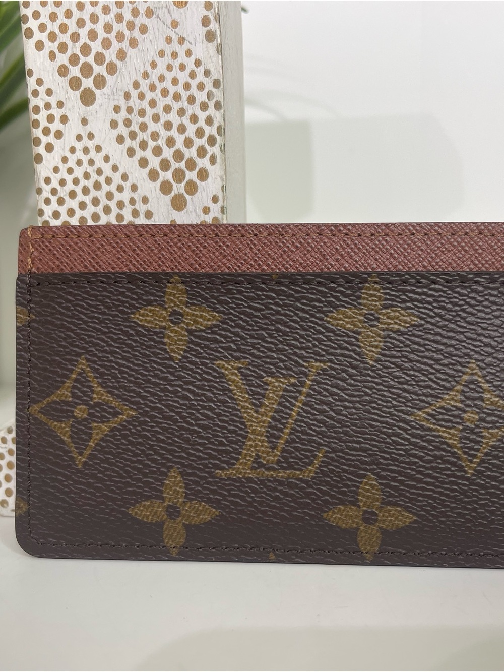 Louis Vuitton Brown Monogram Card Holder